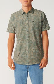 Rip Curl Hawaii Aerotech Short Sleeve Performance Button-Up Shirt