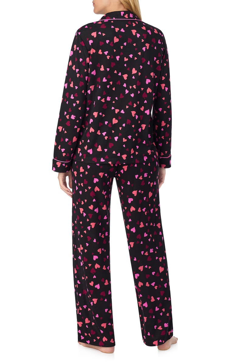 Kate Spade New York print pajamas, Alternate, color, Black/ Multi