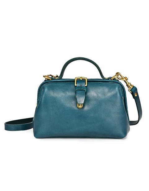 Doctor Mini Genuine Leather Structured Crossbody