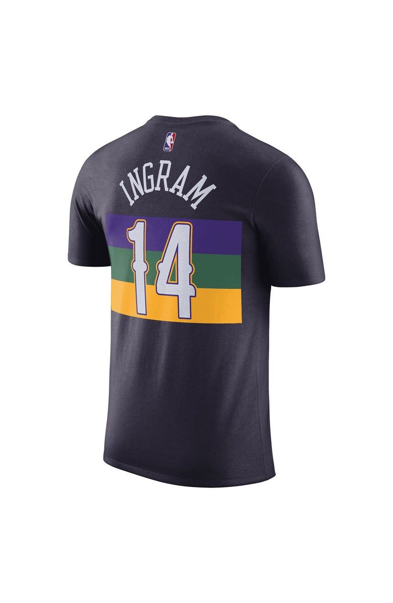Nike Men's Nike Brandon Ingram Purple New Orleans Pelicans 2022/23 City Edition Name & Number T-Shirt, Alternate, color, 