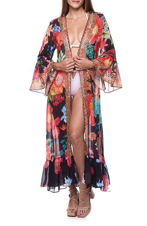 Floral Ruffle Duster