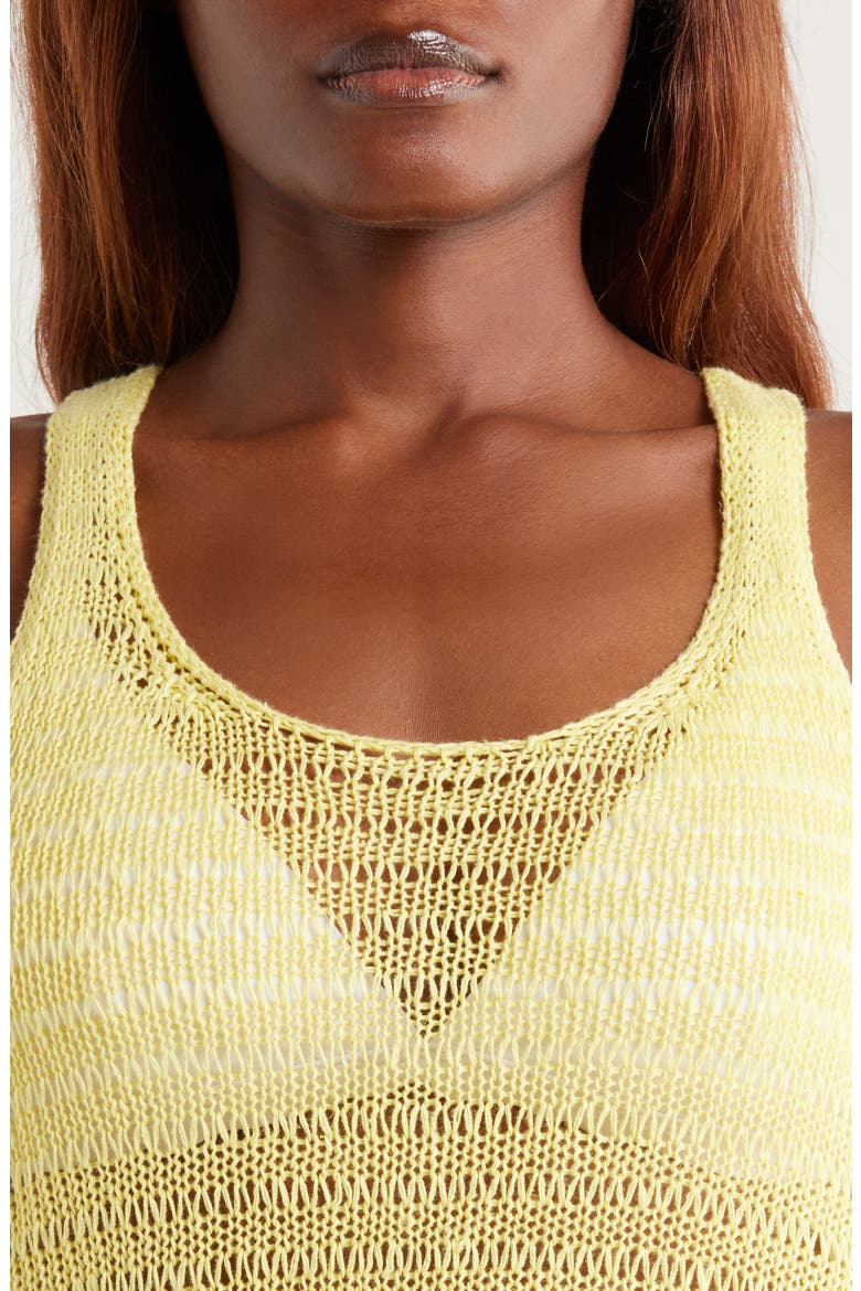 Linen Sweater Tank Top, Alternate, color, BUTTERMILK