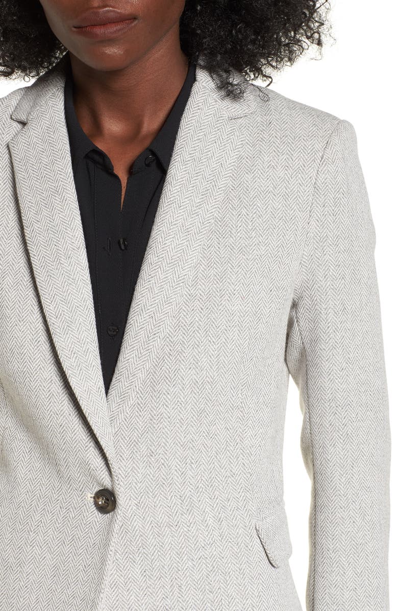 Mural Herringbone Blazer, Alternate, color,