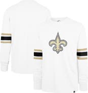 '47 Men's '47 White New Orleans Saints Gridiron Premier Brex Long Sleeve T-Shirt
