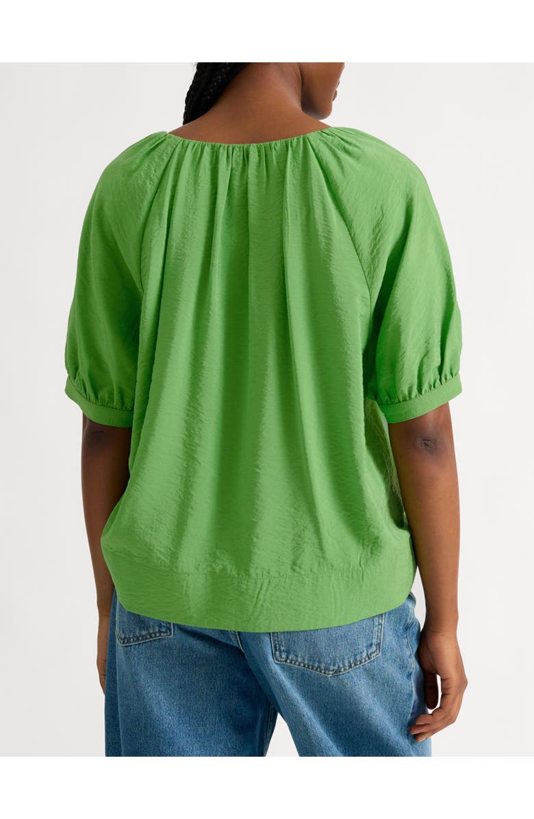 Albaray Air Flow V-Neck Gathered Top, Alternate, color, Green