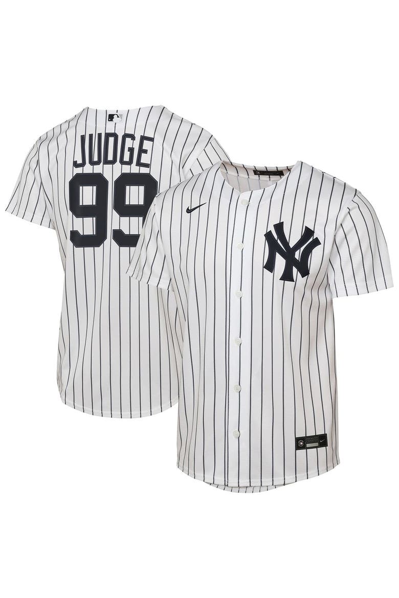 Youth Nike Aaron Judge White New York Yankees Home Replica Player Jersey, Main, color, White