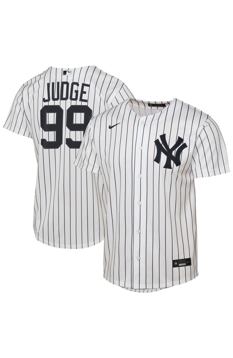 Nike Youth Nike Aaron Judge White New York Yankees Home Replica Player Jersey, Main, color, White