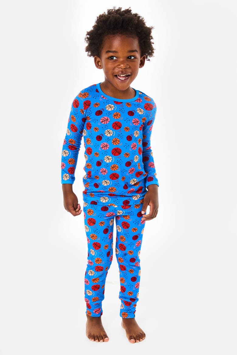 'Clover x Trae Young Two-Piece Pajama Set, Alternate, color, Basketball