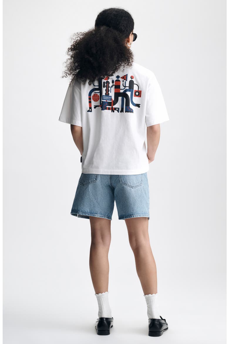 Logo Cotton Graphic T-Shirt, Alternate, color, WHITE