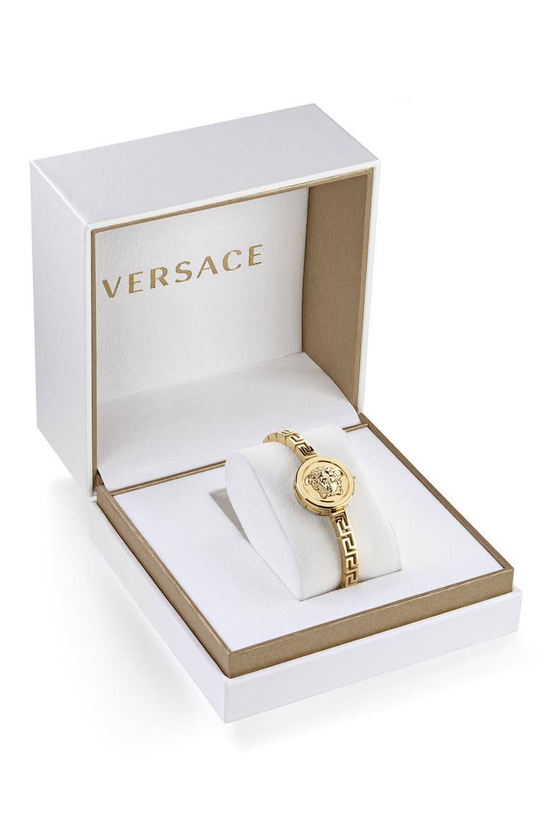 Medusa Secret Bracelet Watch, 25mm, Alternate, color, GOLD