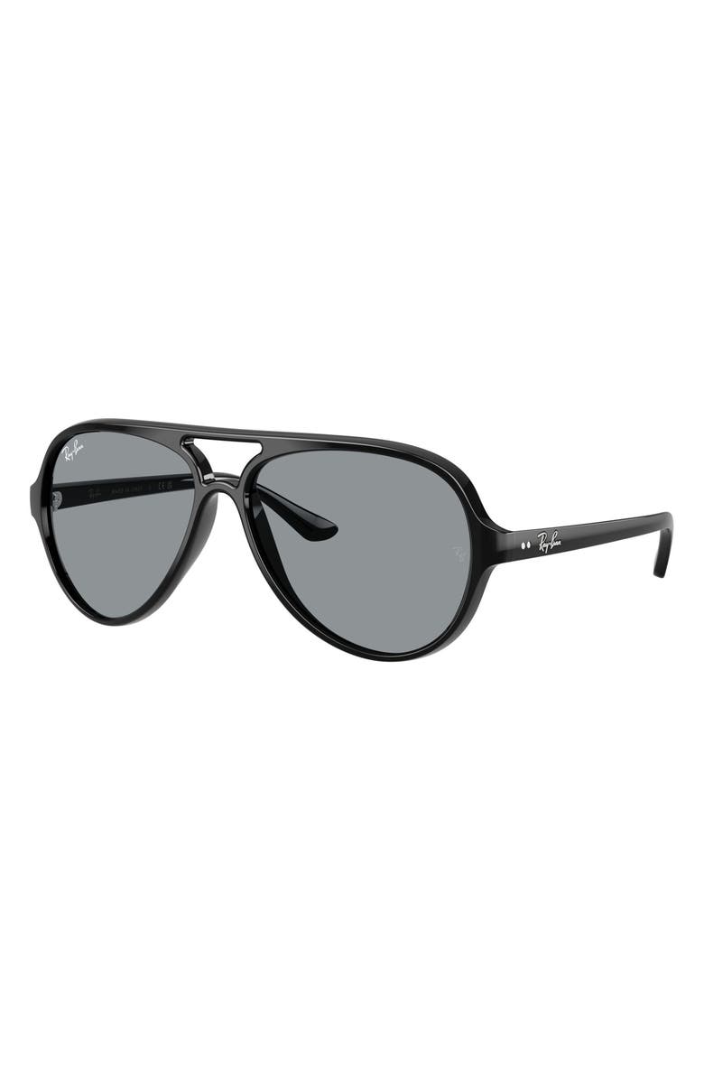 Ray-Ban Cats 5000 59mm Pilot Sunglasses, Alternate, color, Black / Grey