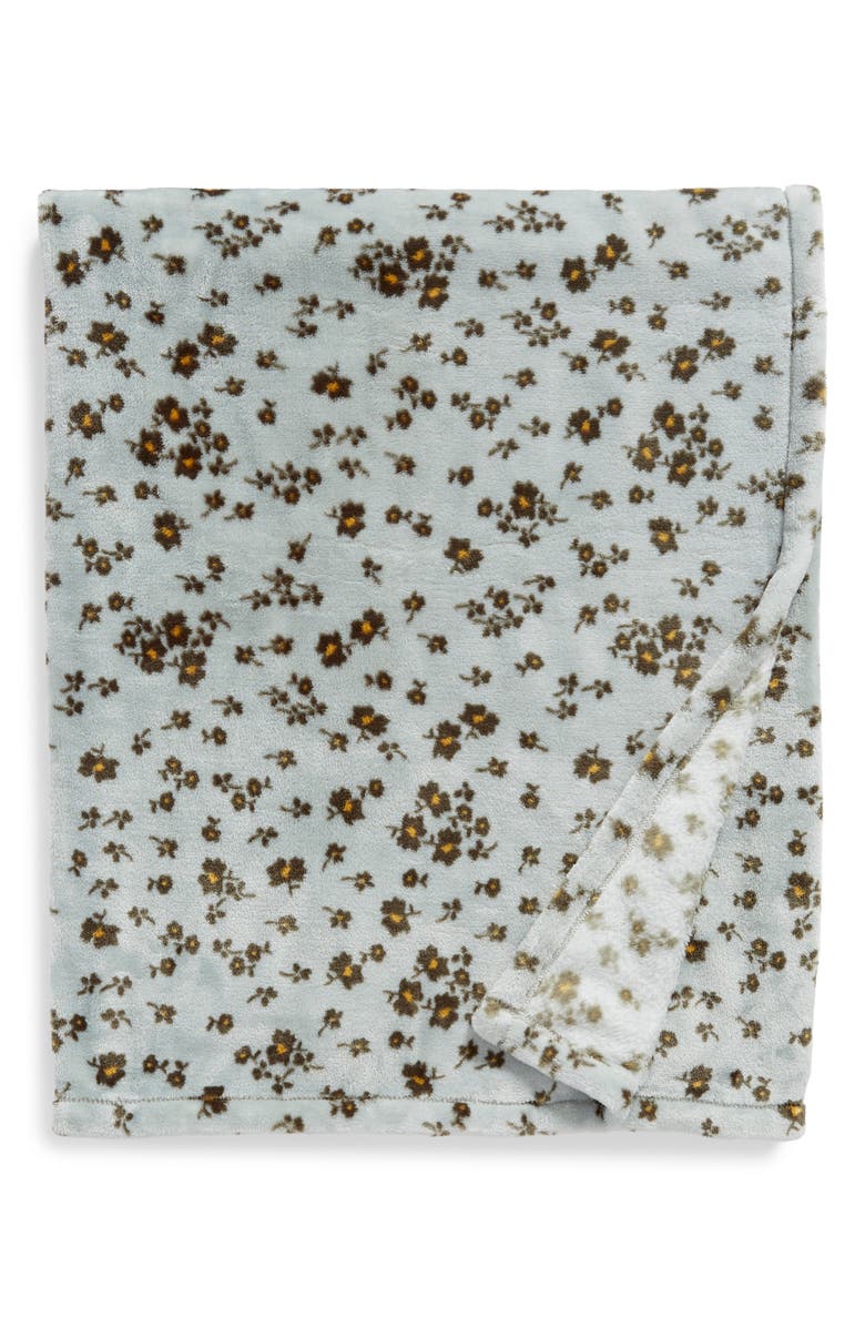 BP. Print Plush Throw Blanket, Main, color, 
