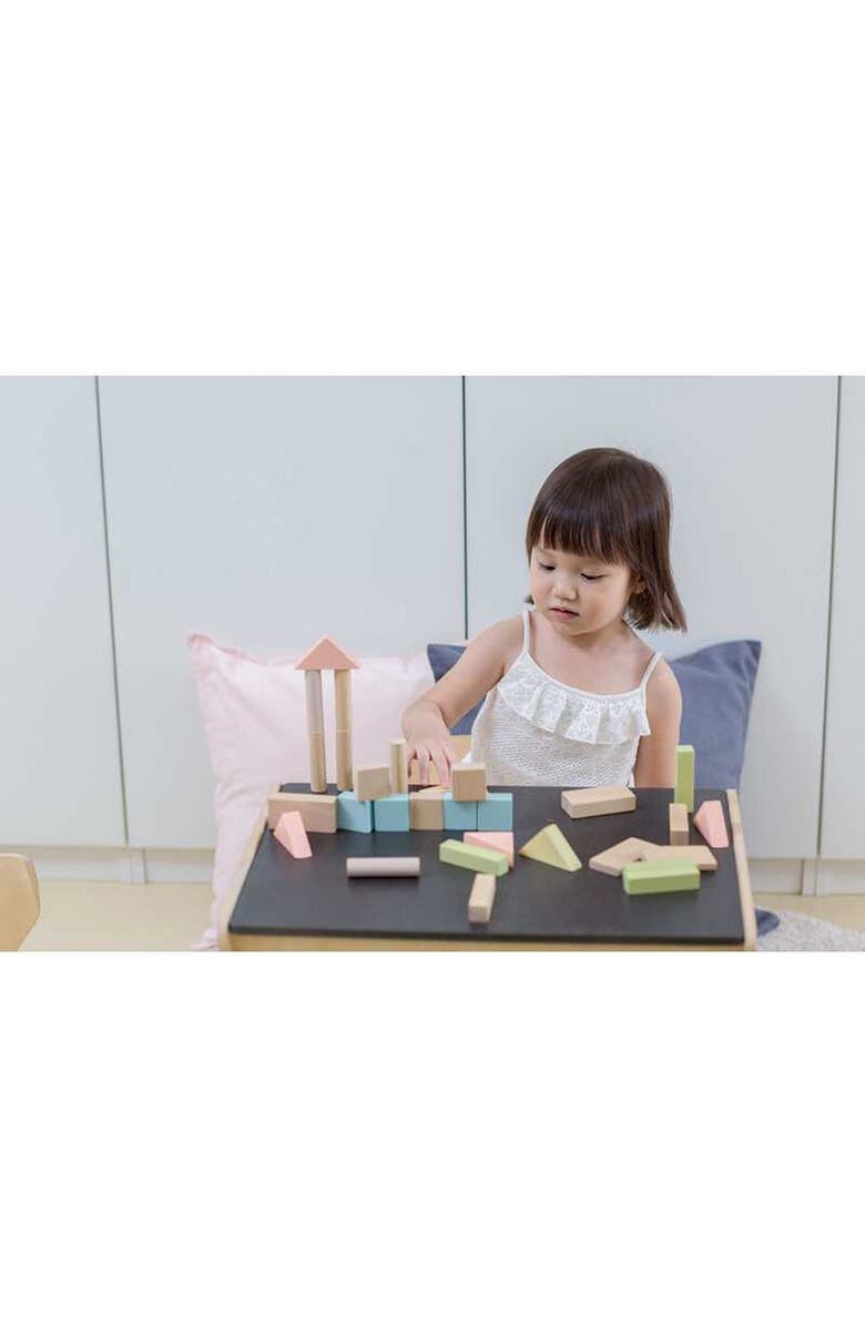 PlanToys<sup>®</sup> 40-Piece Block Playset, Alternate, color, Assorted