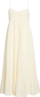 Lucky Brand Embroidered Cotton Sundress
