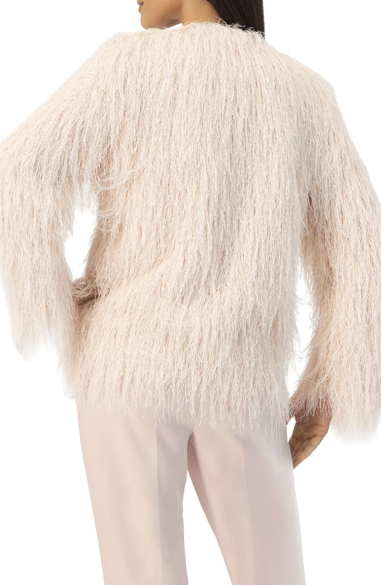 IVONNE Fringe Coat with Snap Closures, Alternate, color, Dusty Pink