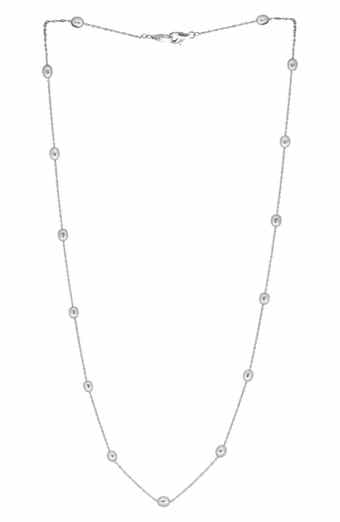 EFFY Grey Freshwater Pearl Beaded Station Necklace