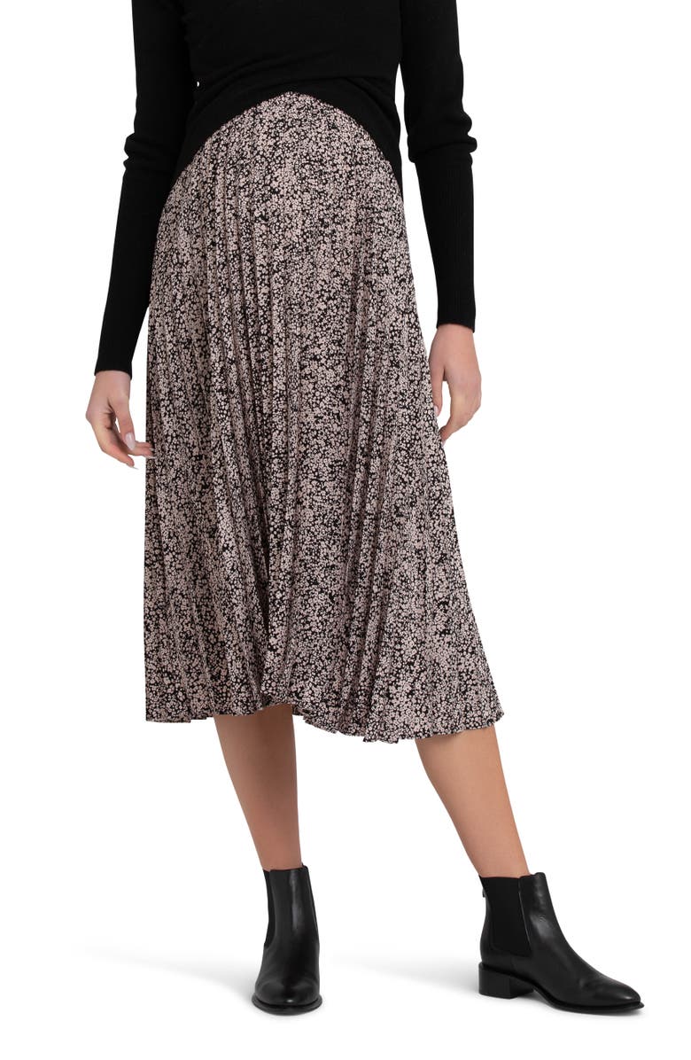 Ripe Maternity Florence Pleat Skirt, Main, color,