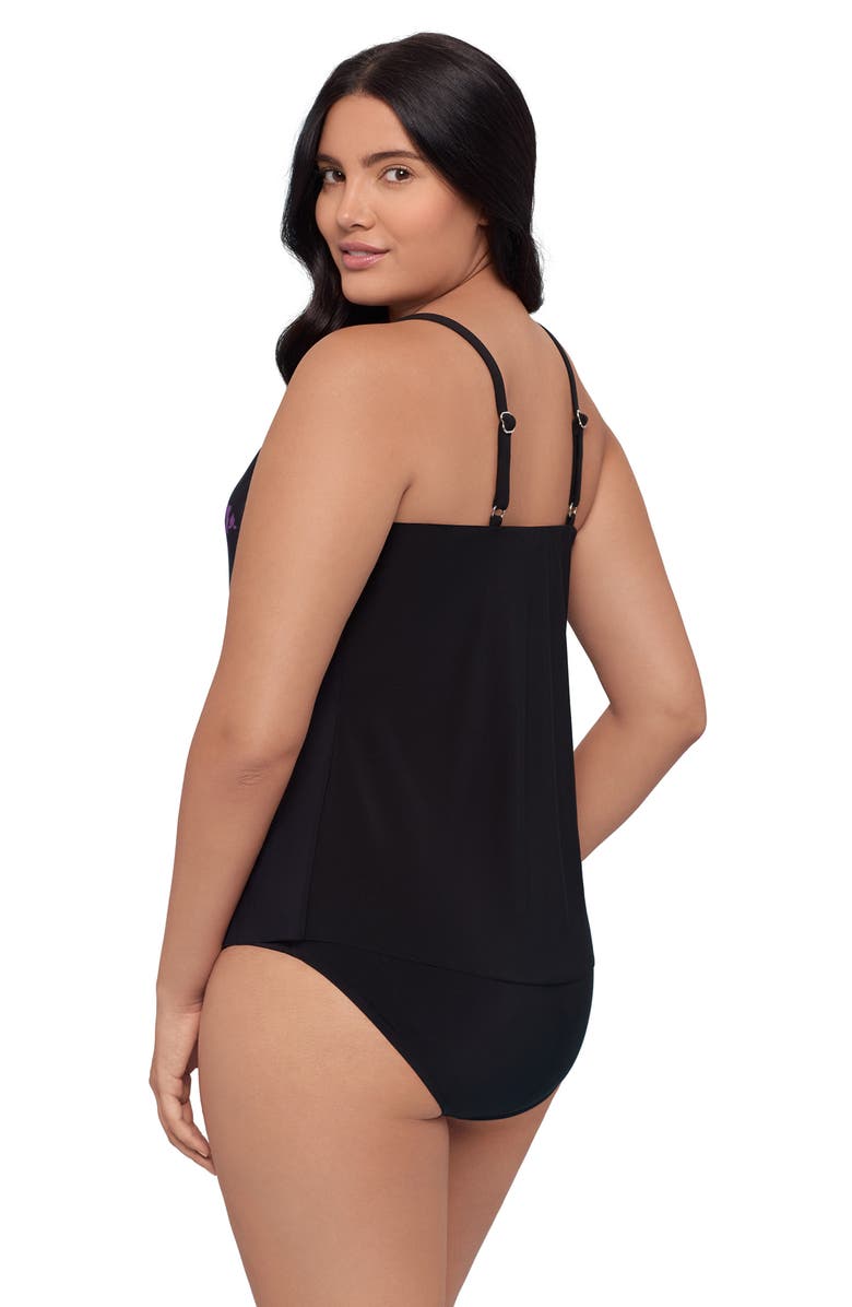 Trimshaper Hank Handkerchief Tankini Swimsuit Top, Alternate, color, Garden Variety