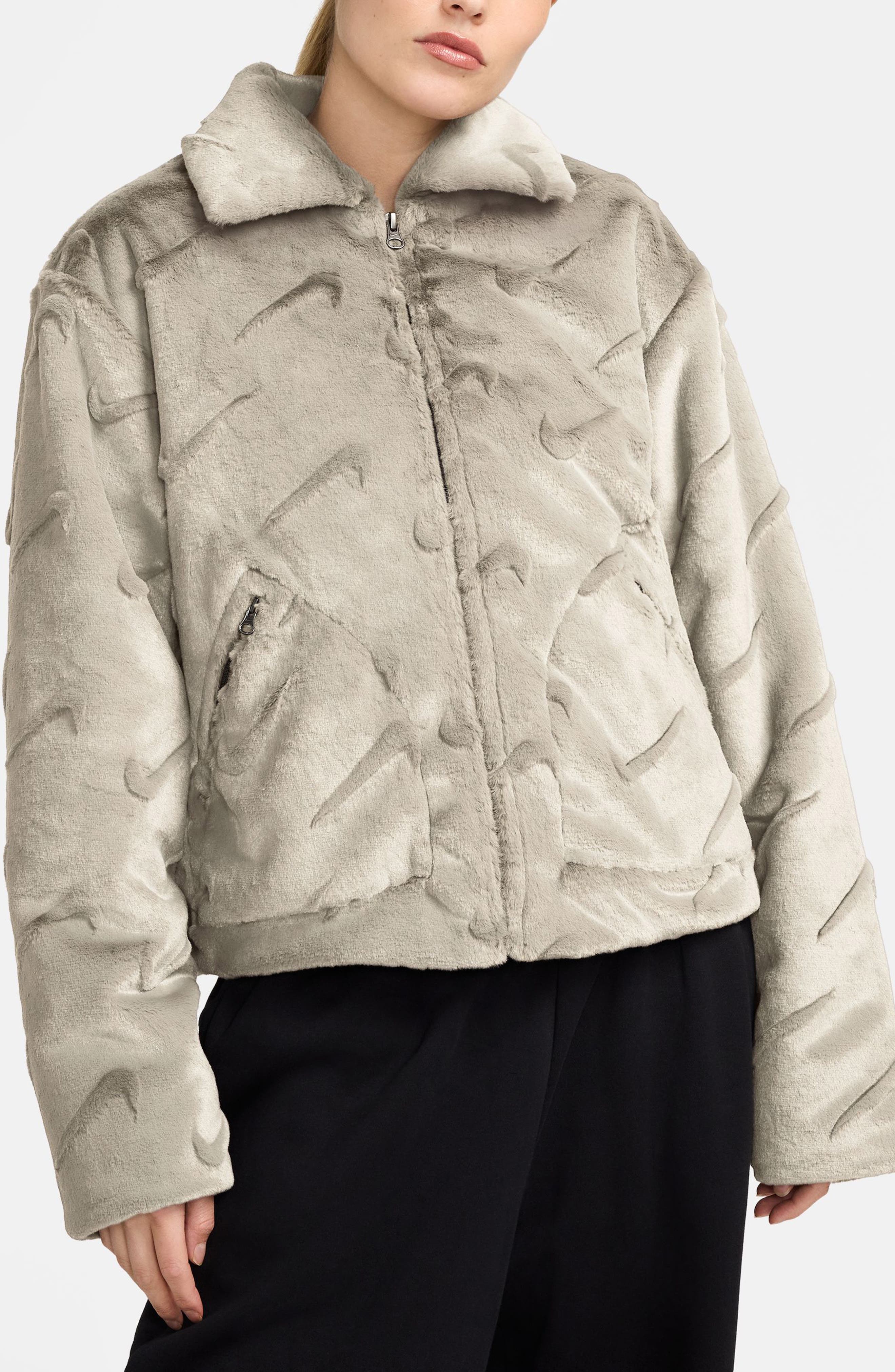 fluffy nike jacket mens