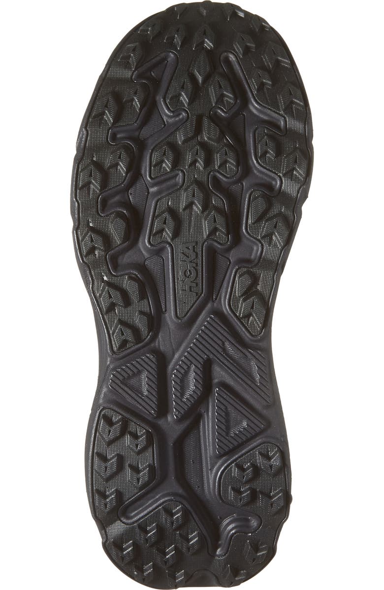 HOKA Challenger 8 GTX Gore-Tex<sup>®</sup> Waterproof Trail Running Shoe, Alternate, color, Black / Carbon Black