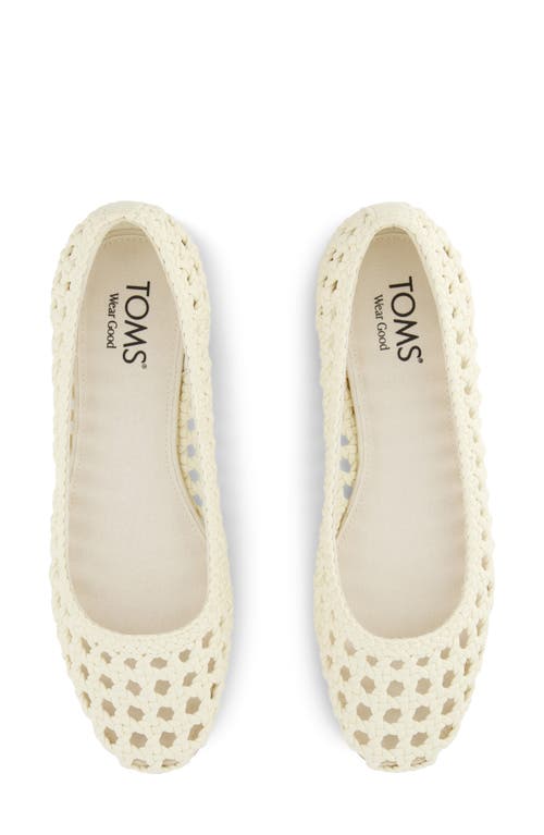 Toms Briella Flat In Neutral