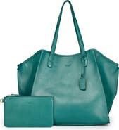 OLD TREND Iris Large Leather Carryall Tote