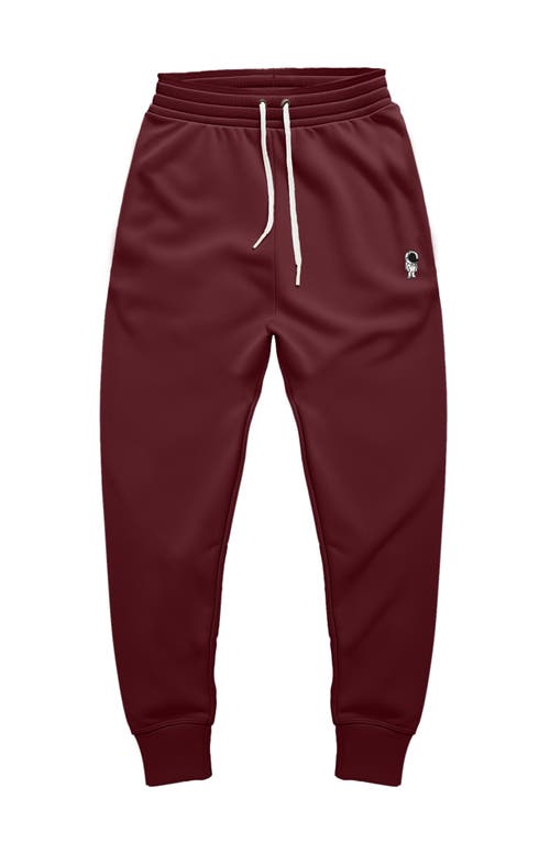 Dalix Astronaut Jogger Sweatpant In Maroon