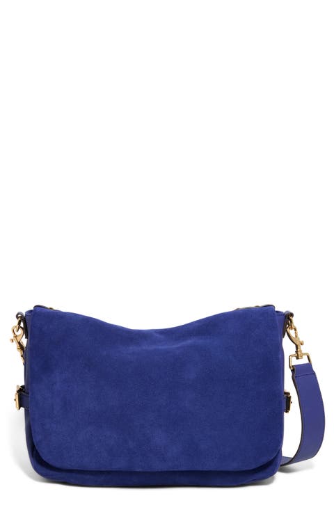 Gramercy Suede Messenger Bag