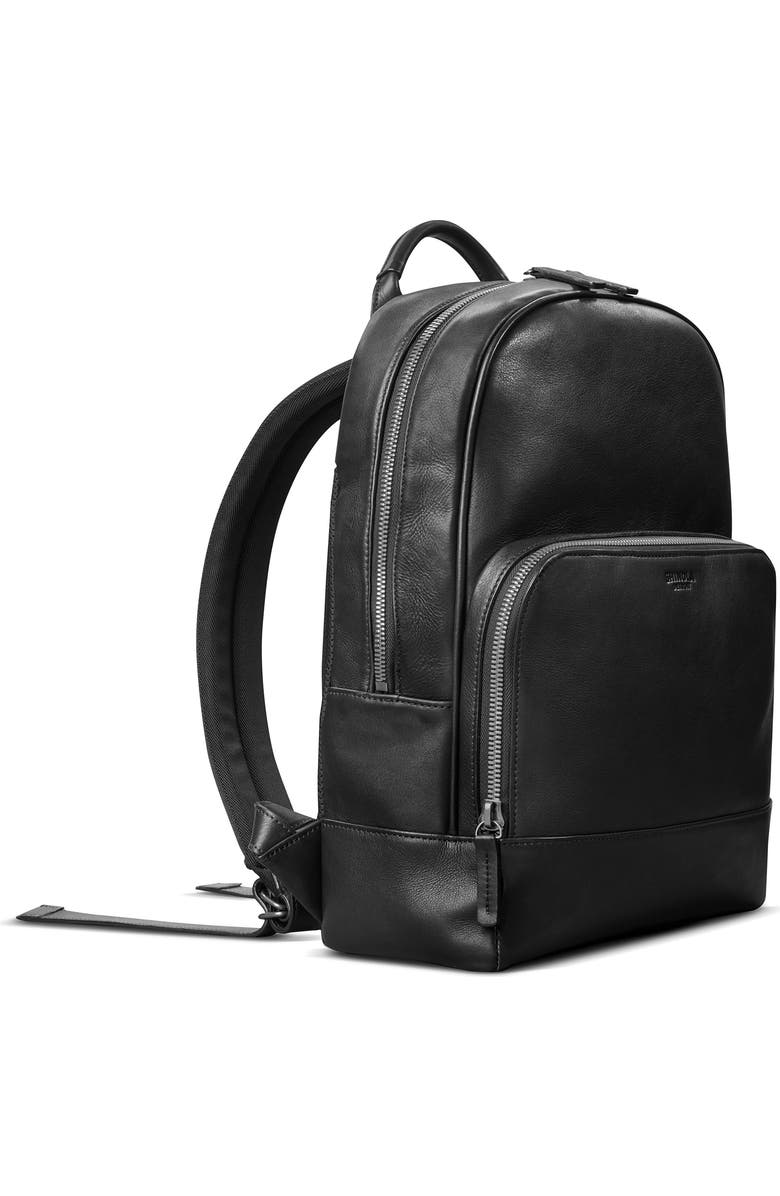 Shinola Fulton Leather Backpack, Alternate, color,
