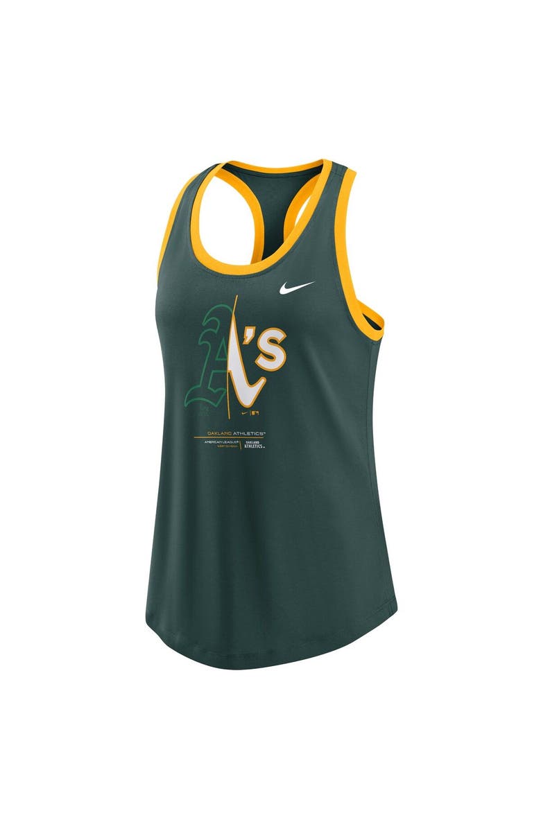 Nike Women's Nike Green Oakland Athletics Tech Tank Top, Alternate, color, Green