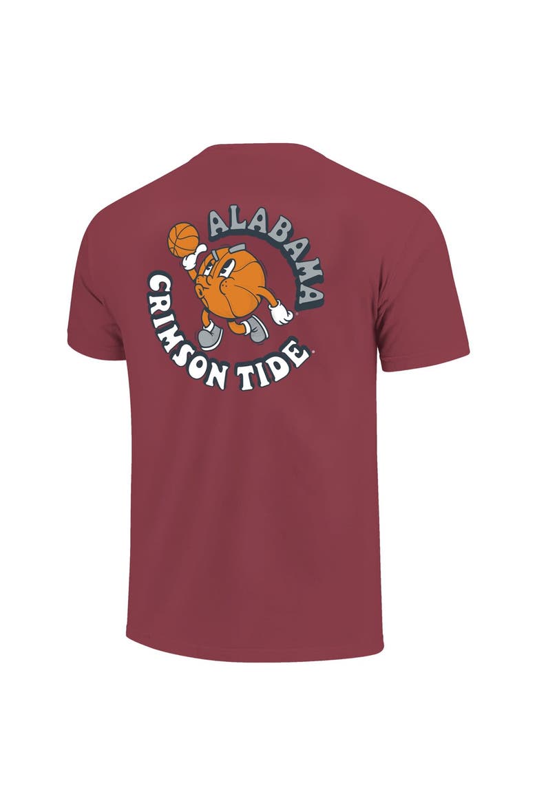 Youth Crimson Alabama Crimson Tide Comfort Colors Basketball T-Shirt, Alternate, color, Crimson