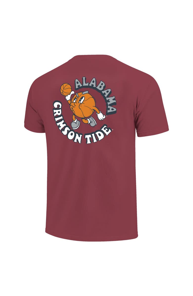 IMAGE ONE Youth Crimson Alabama Crimson Tide Comfort Colors Basketball T-Shirt, Alternate, color, 