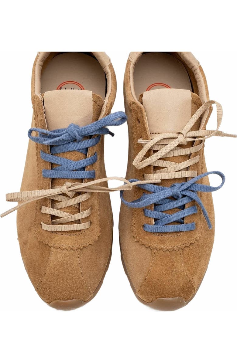 Forever
Always Shoes Crea Leather Sneakers, Alternate, color, Cognac Suede Leather