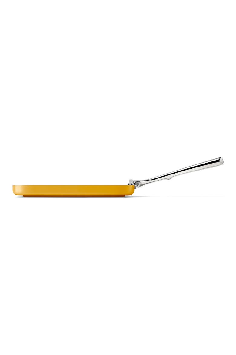 11" Ceramic Nonstick Square Griddle, Alternate, color, MARIGOLD