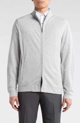David Donahue Full Zip Knit Jacket