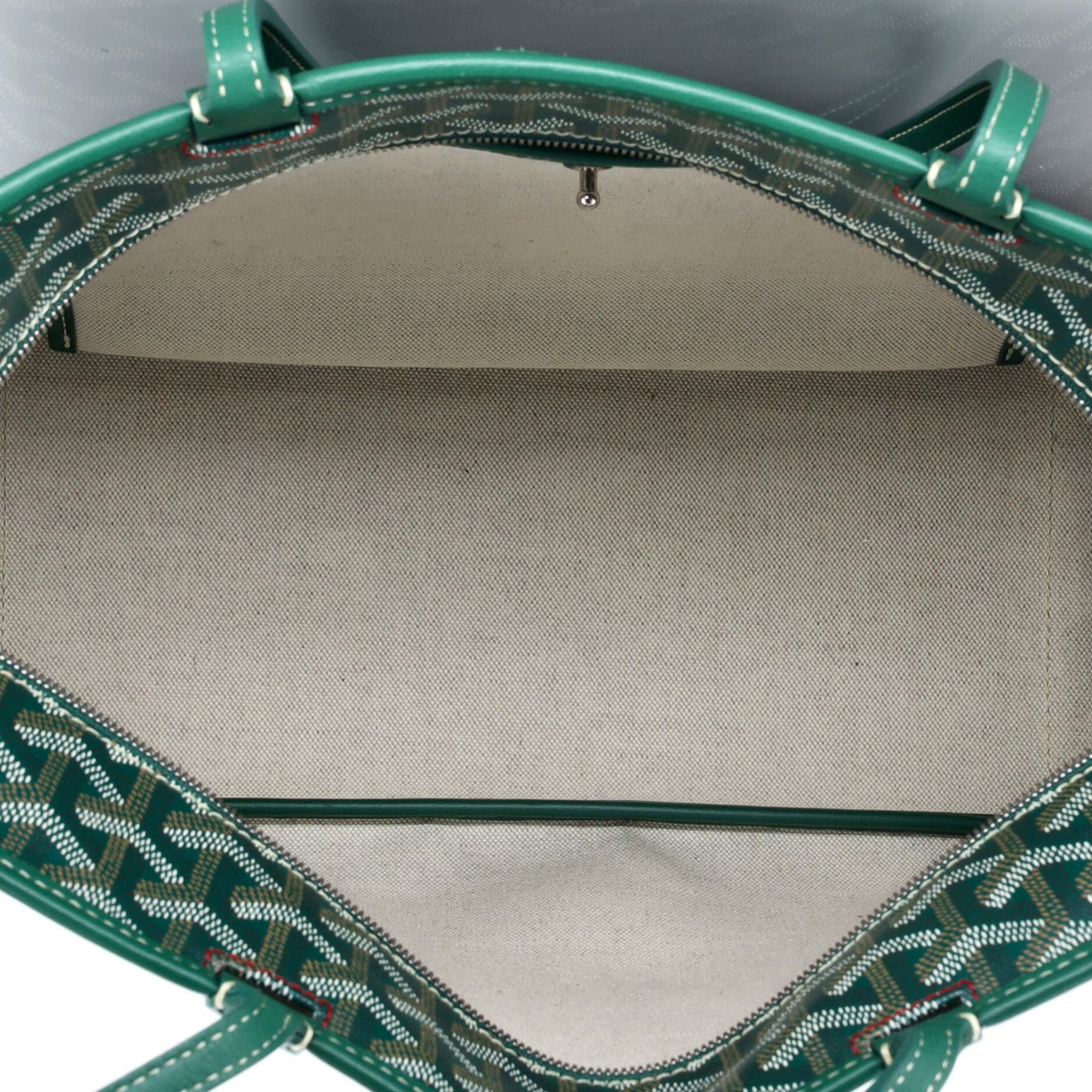 Pre-Owned Goyard Artois Tote Coated Canvas PM, Alternate, color, Green