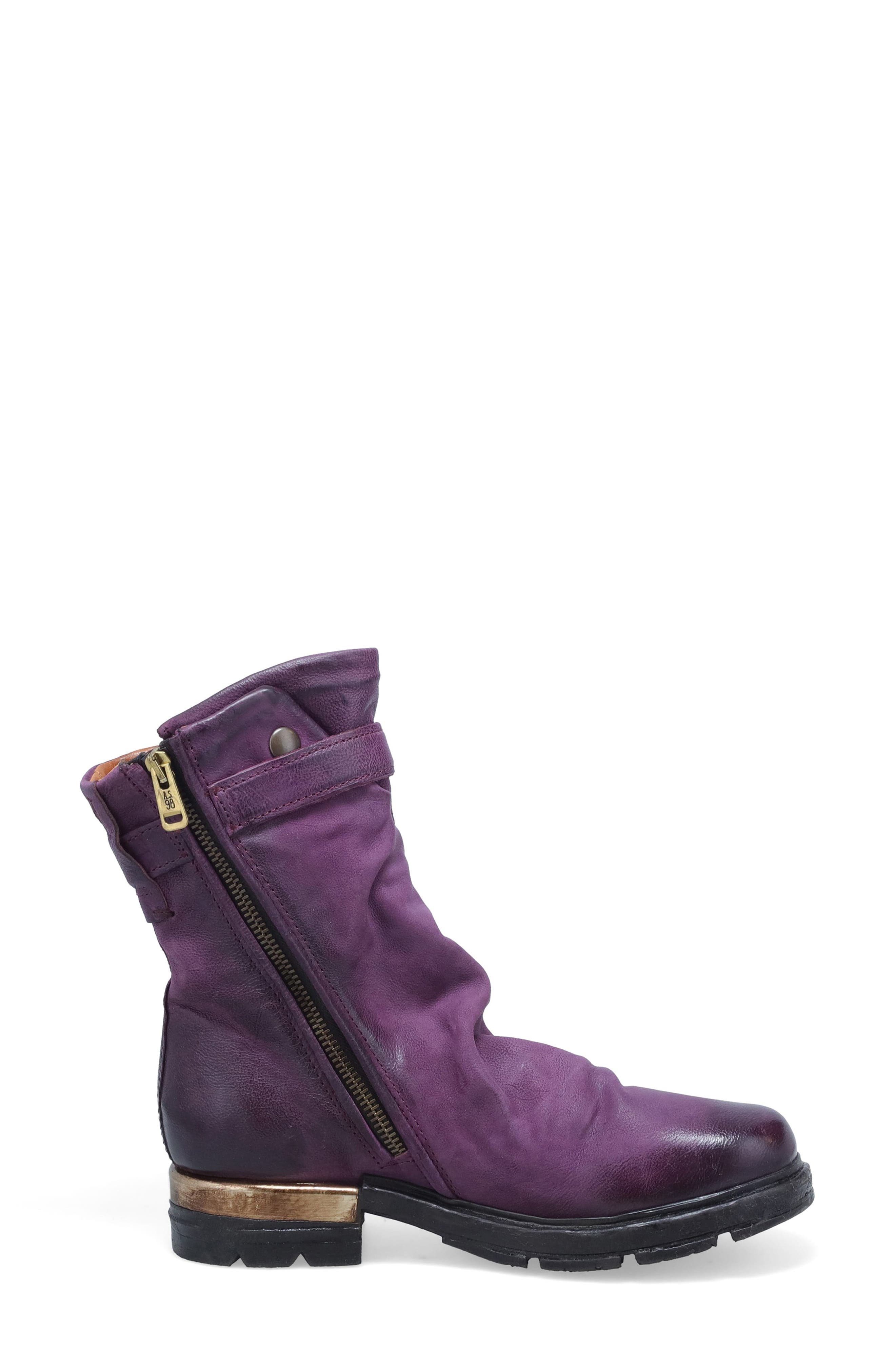 A.S.98 Albie Slouch Bootie, Alternate, color, Grape