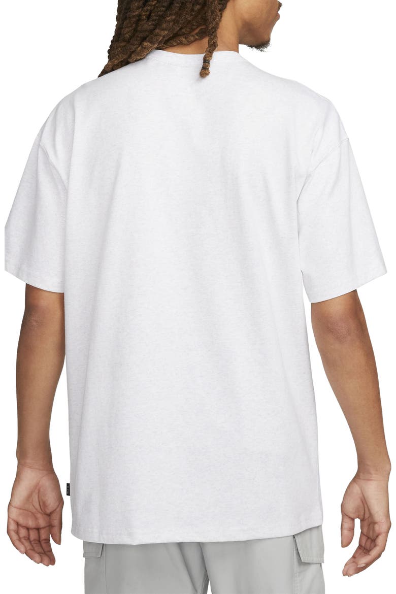Premium Essential Cotton T-Shirt, Alternate, color, BIRCH HEATHER