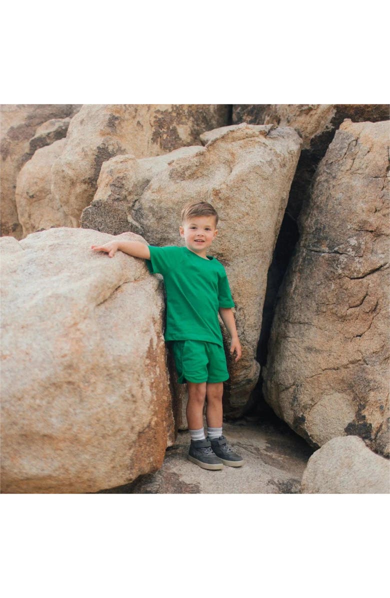 Jackalo Kids' Organic Cotton Raglan T-Shirt, Alternate, color, Parakeet