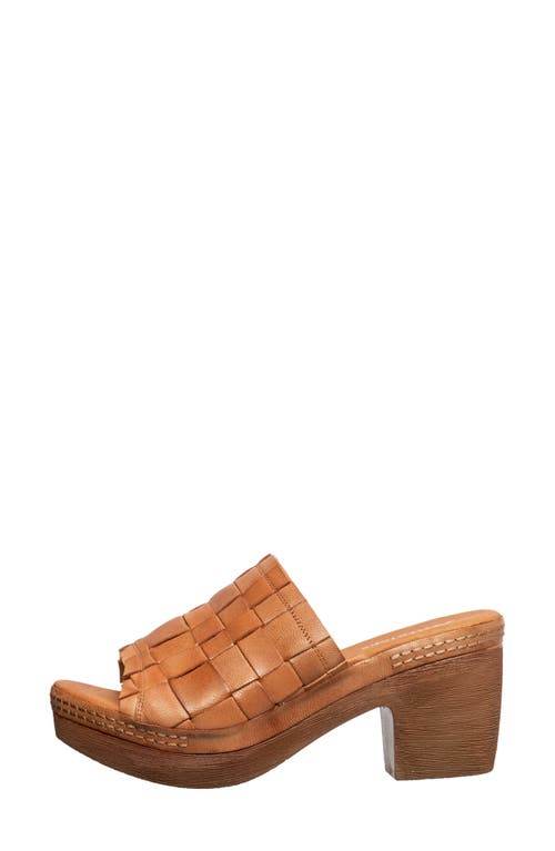Antelope Tamia Weave Slide Sandal In Taupe