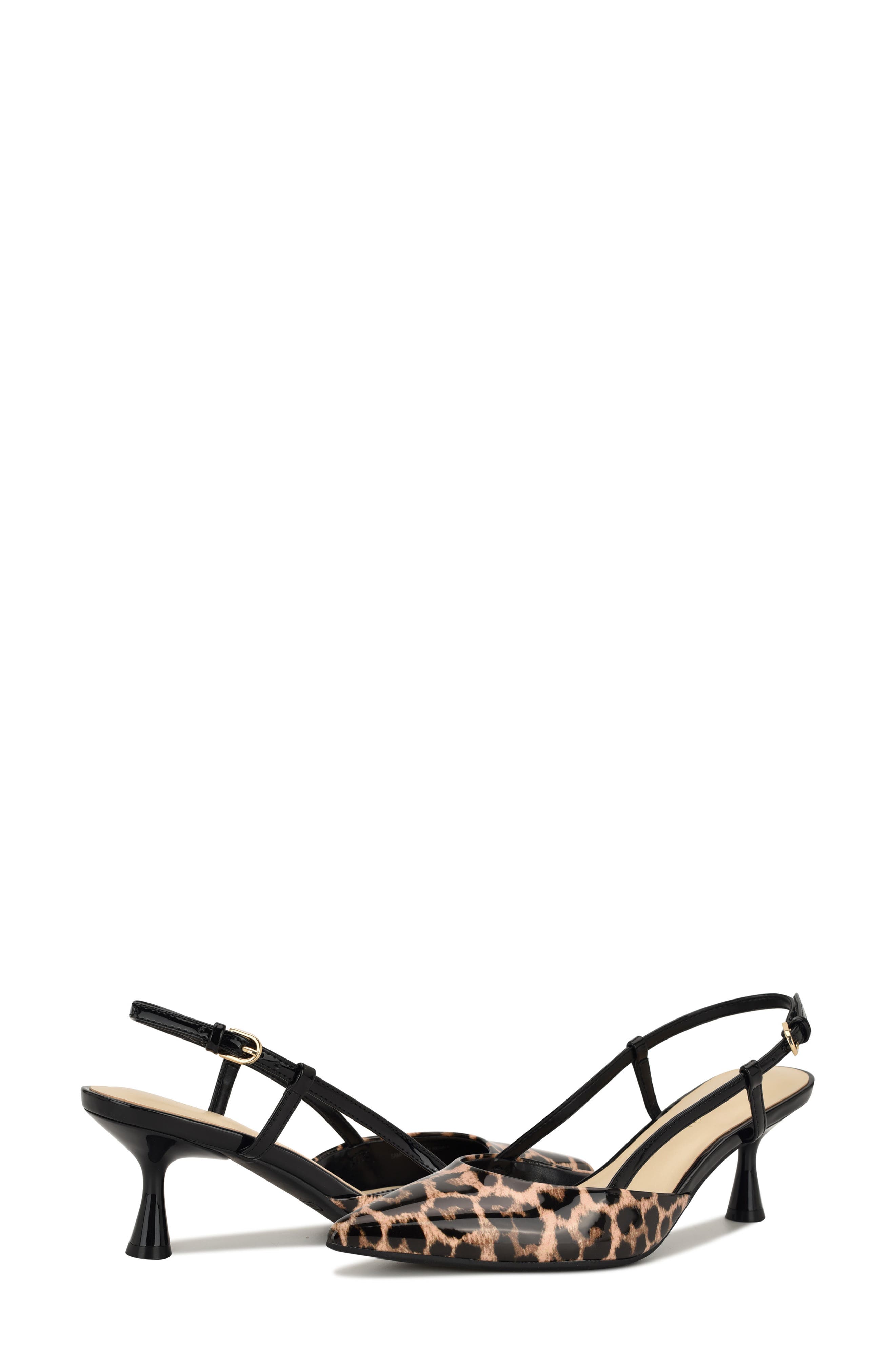 Nine West Rowen Slingback Pump, Alternate, color, Dark Natural 122