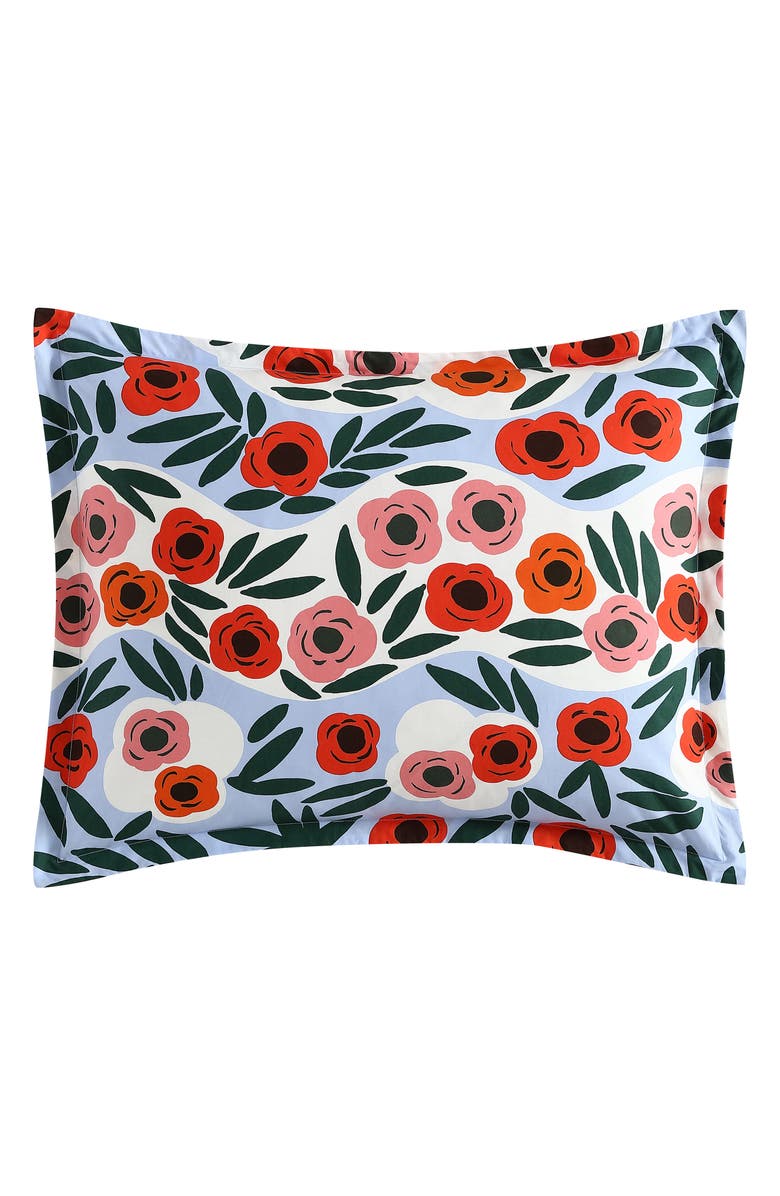 Marimekko Ruukku Comforter & Sham Set, Alternate, color, 