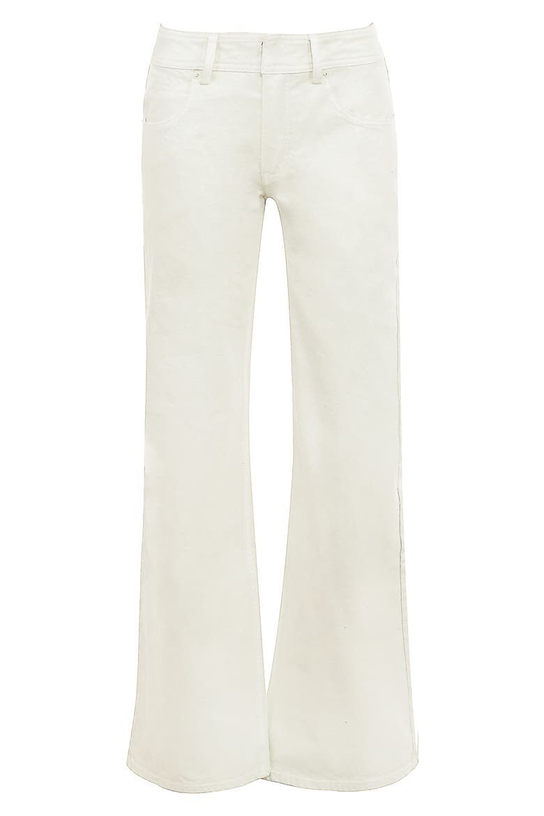 Marli Wide Leg Jeans, Alternate, color, IVORY