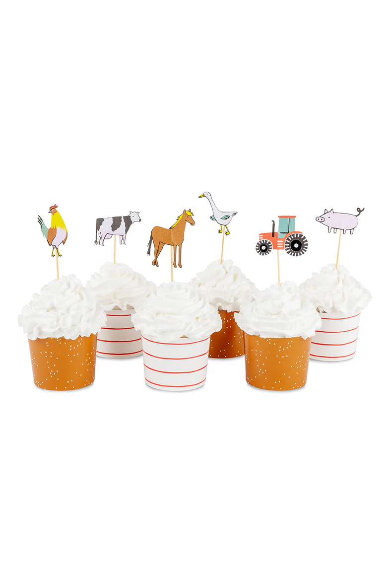 On the Farm Cupcake Decorating Set, Main, color, Assorted Pre-Pack