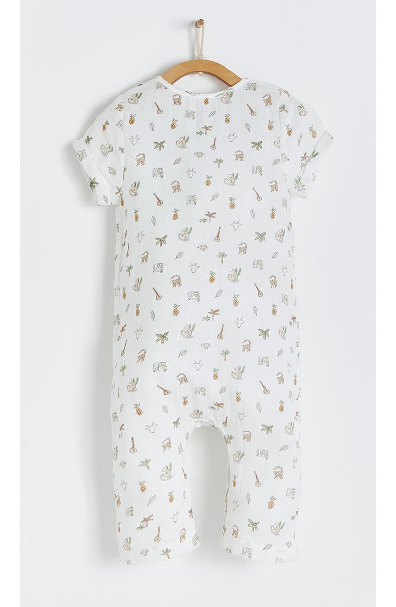 Babycottons Premium Cotton Kanu Overall for Infant, Alternate, color, Off White