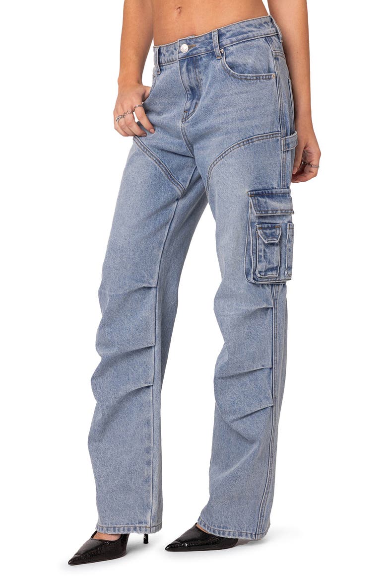 Winslow Straight Leg Cargo Jeans, Alternate, color, LIGHT-BLUE