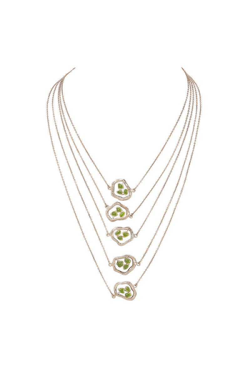 TERRA LAYERED NECKLACE, Main, color, Gold Plated