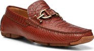 Donald Pliner Dacio II Snakeskin Embossed Driving Loafer