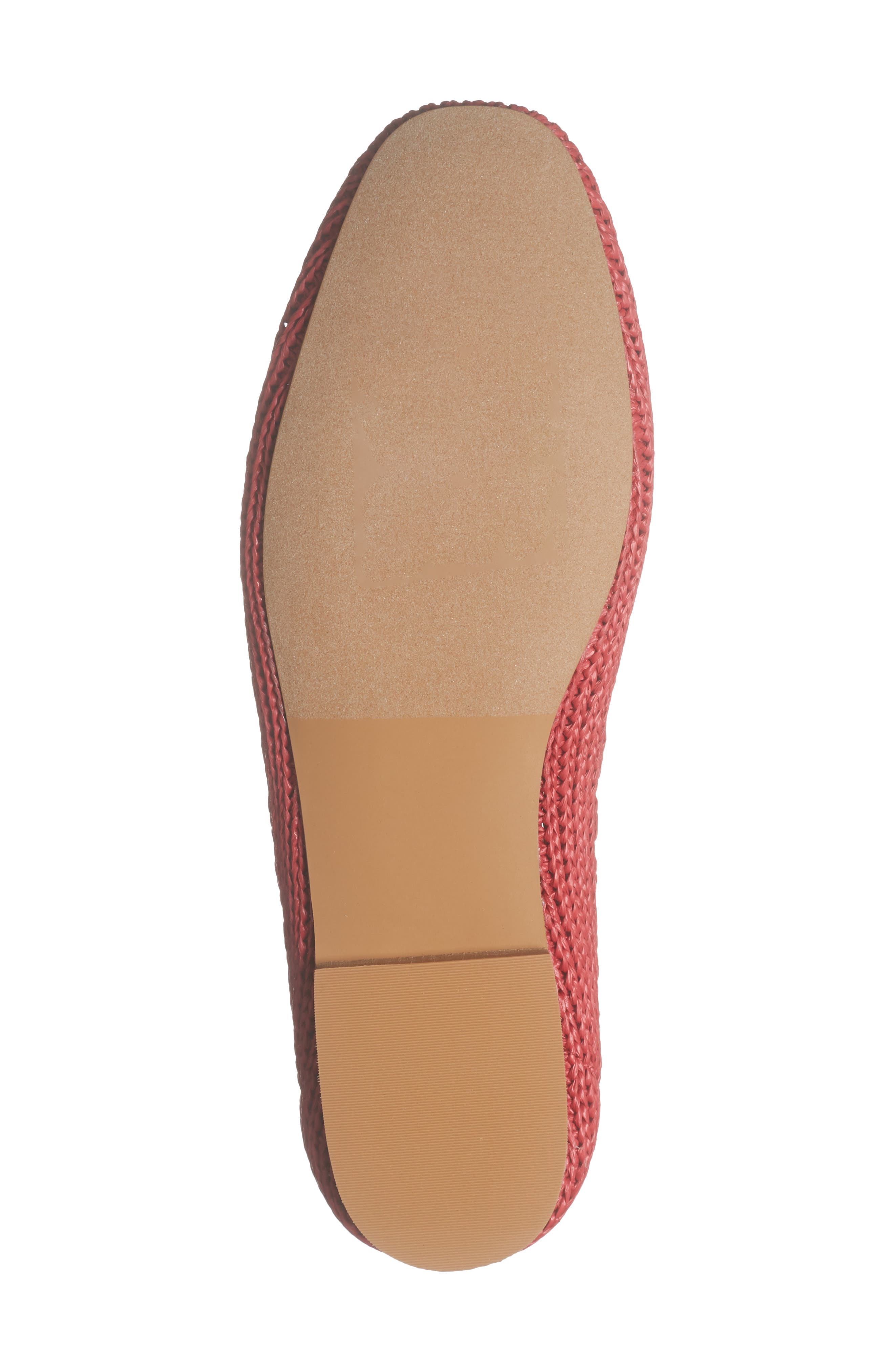 NORDSTROM RACK Monroe Weave Flat, Alternate, color, Red Rose