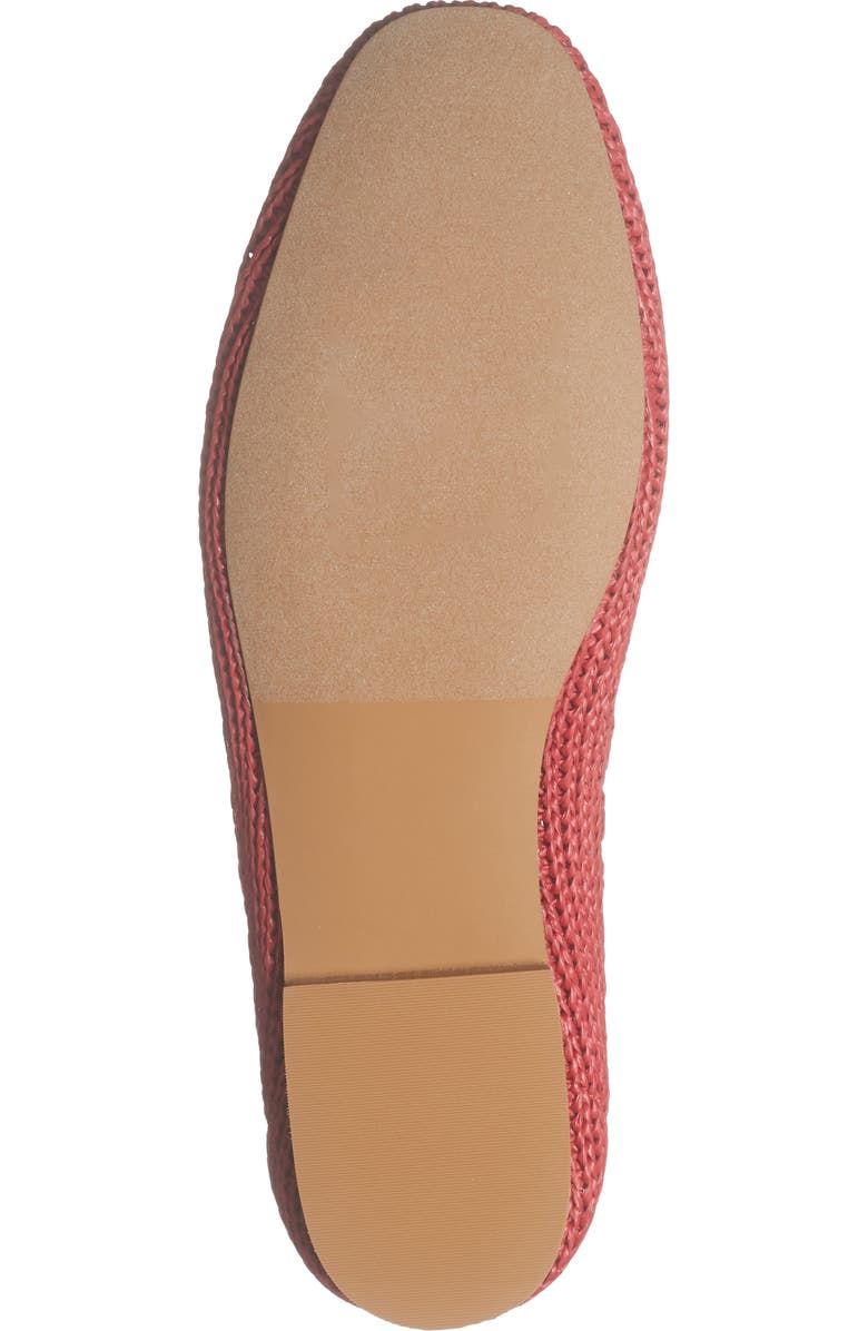 NORDSTROM RACK Monroe Weave Flat, Alternate, color, Red Rose